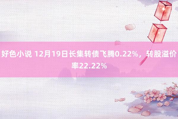 好色小说 12月19日长集转债飞腾0.22%，转股溢价率22.22%