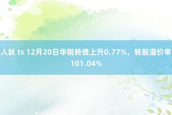 人妖 ts 12月20日华锐转债上升0.77%，转股溢价率101.04%