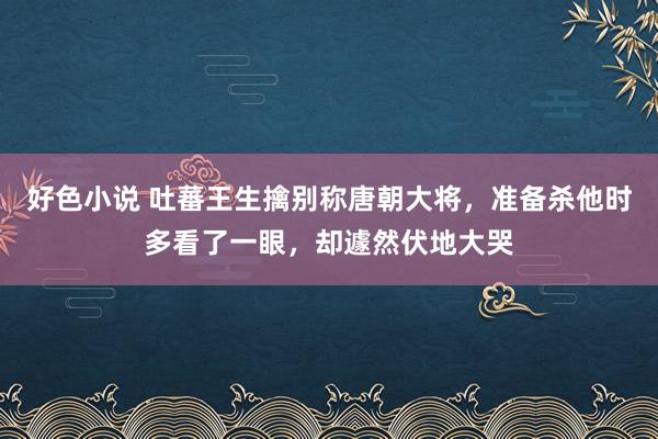 好色小说 吐蕃王生擒别称唐朝大将，准备杀他时多看了一眼，却遽然伏地大哭