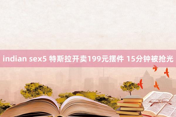 indian sex5 特斯拉开卖199元摆件 15分钟被抢光