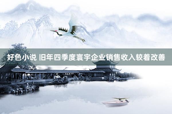好色小说 旧年四季度寰宇企业销售收入较着改善