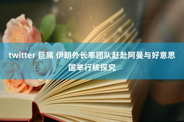 twitter 巨屌 伊朗外长率团队赶赴阿曼与好意思国举行核探究