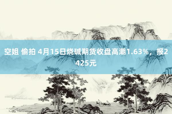 空姐 偷拍 4月15日烧碱期货收盘高潮1.63%，报2425元